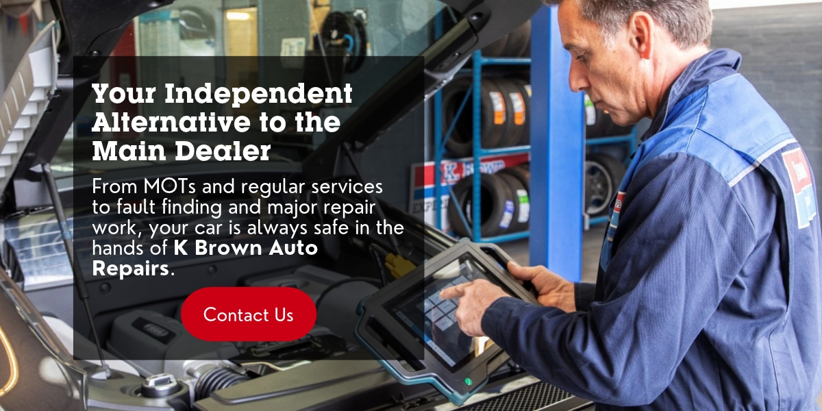 Independent alternative to the main dealer - K Brown Auto Repairs