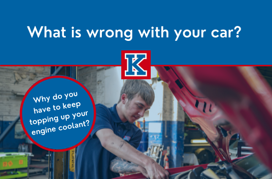 What is wrong with your car - why do you have to keep topping up your engine coolant?
