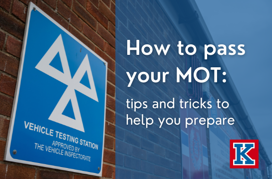Text reads: How to pass your MOT: tips and tricks to help you prepare