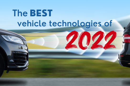Image reads "The best vehicle technologies of 2022"