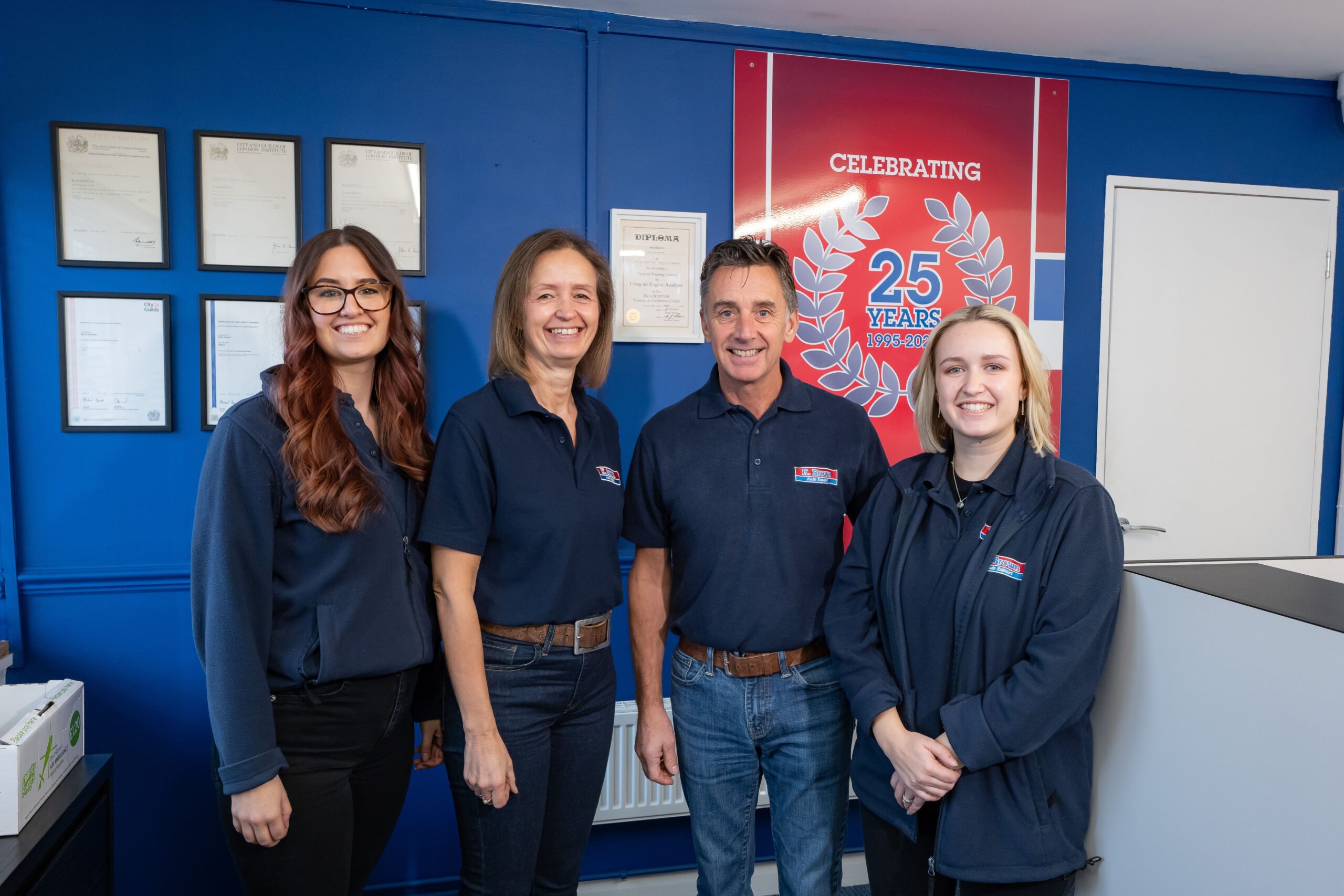 K Brown Auto Repairs family