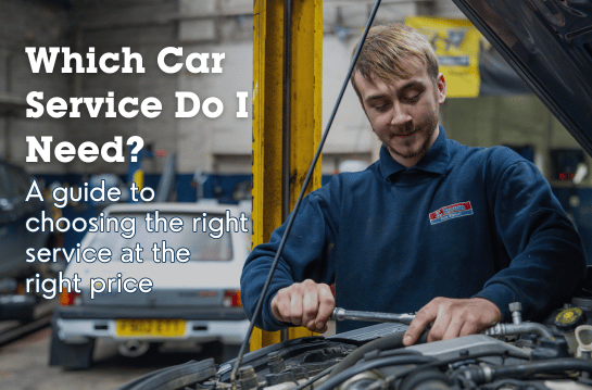 Which car service do I need? Photo of technician at K Brown Auto Repairs servicing a car